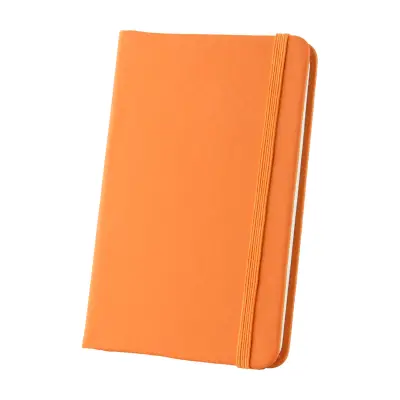 Caiet cu piele PU, 100 de pagini goale, semn de carte și bandă elastică