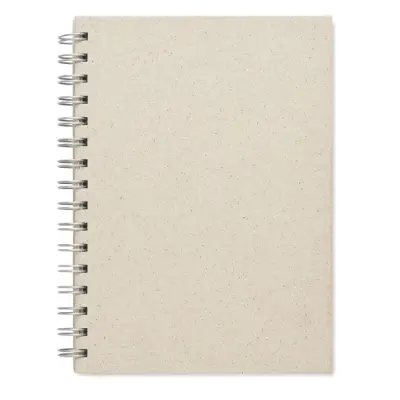 Notebook A5 din hârtie de iarbă cu spirală
